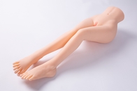 Нога анального секса влагалища мягкого торса тела половины TPE белого 75cm реалистическая